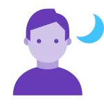 Night Portrait SVG Icon